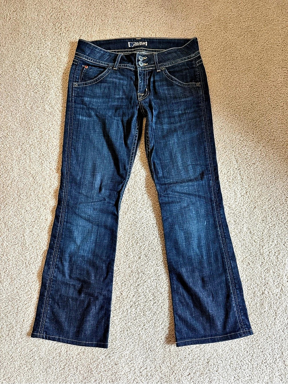 Hudson Signature Bootcut Jeans Women's Flare Jeans Blue Waist 28